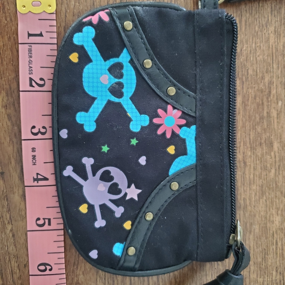 Cute skull coin purse